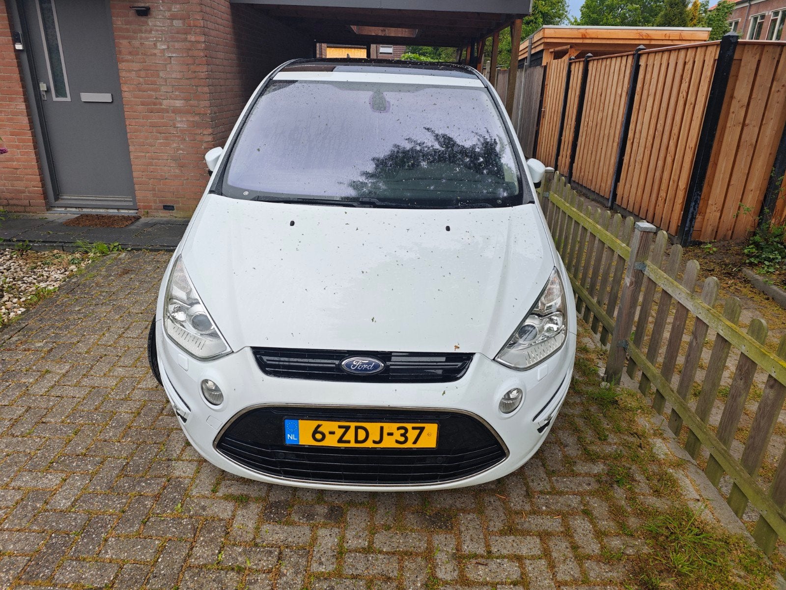 Ford S-Max 2.0 Stci 149KW Powershift 2011 Wit, Auto's, Ford, Zwart, 4 cilinders, 7 stoelen, Wit