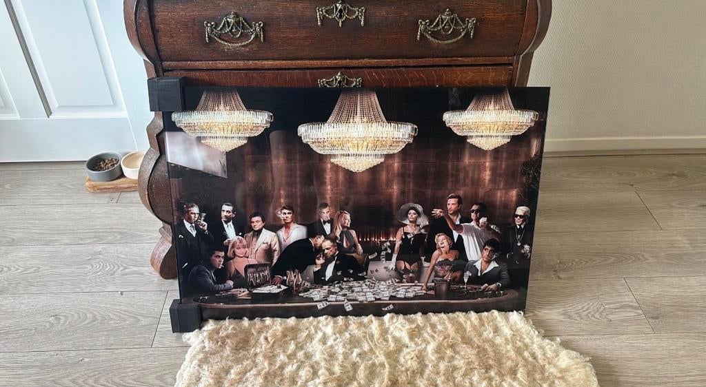 Uniek kunstwerk: The Last Supper met beroemdheden, Ophalen, Nieuw, 75 tot 100 cm, Print