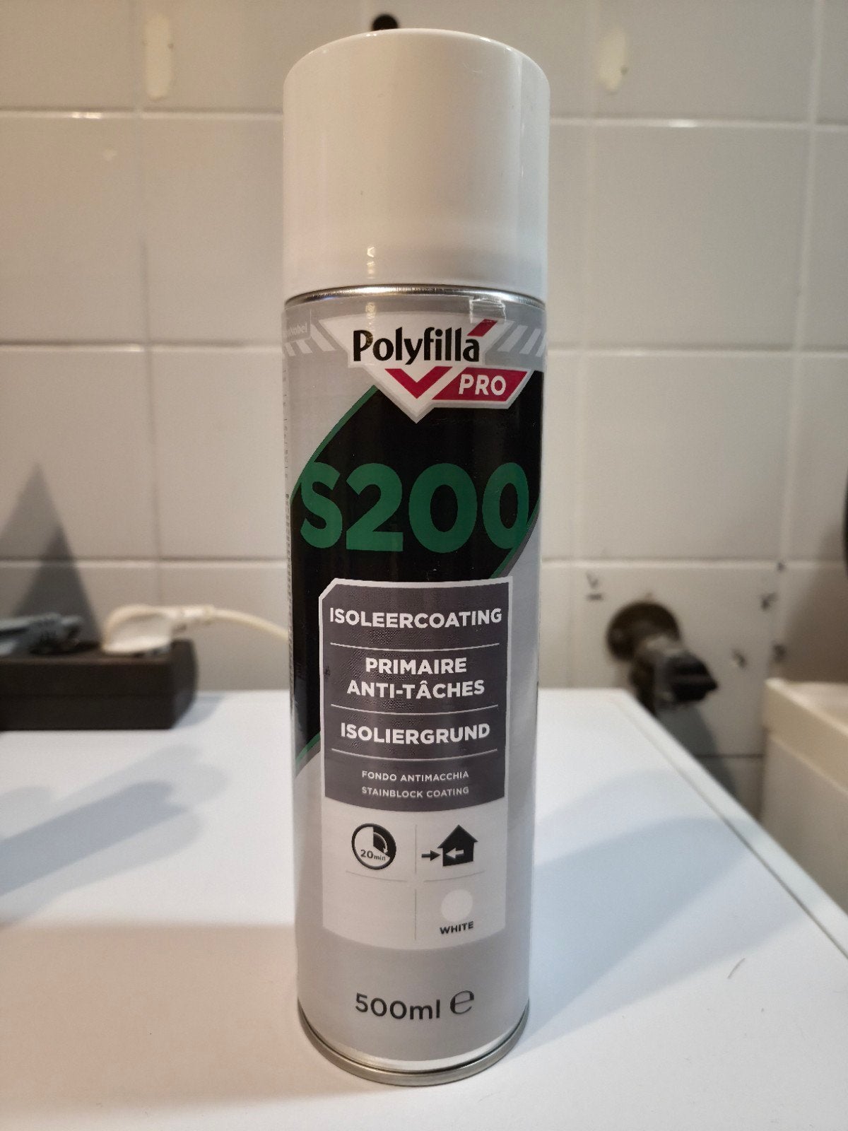 Polyfilla Pro S200 Isoleercoating Wit - 500ml, Ophalen of Verzenden
