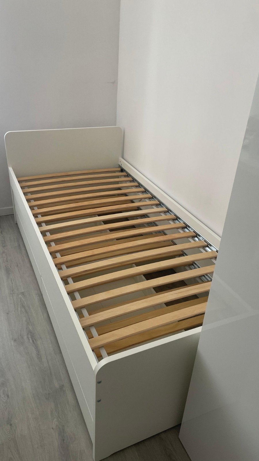 SLÄKT Bed Ikea, Ophalen, Zo goed als nieuw, 180 cm of meer, 85 tot 100 cm