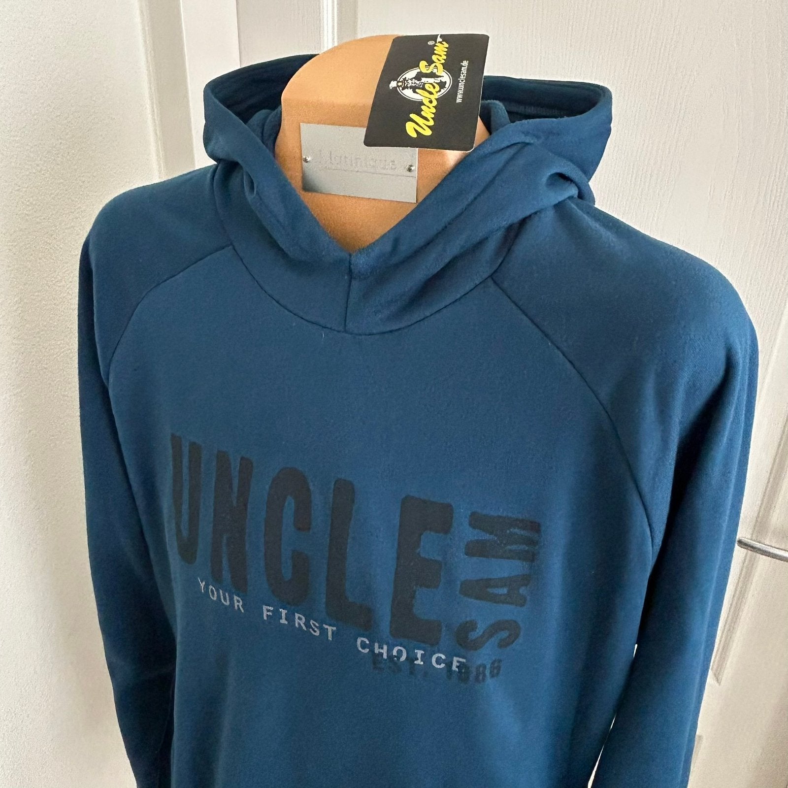 NIEUW Prachtige Uncle Sam hoodie trui maat xl voor SPOTPRIJS, Kleding | Heren, Ophalen of Verzenden, Nieuw, Maat 56/58 (XL), Blauw