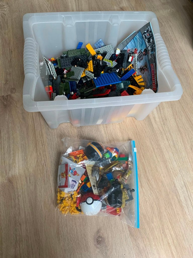 grote bak bouwstenen, Ophalen of Verzenden, Gebruikt, Megabloks