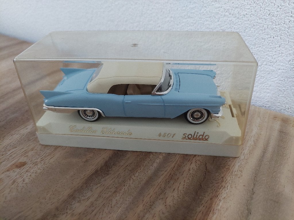 Solido Age d'or 1:43 #4501 Cadillac Eldorado, Hobby en Vrije tijd, Modelauto's | 1:43, Solido, Gebruikt, Auto, Solido