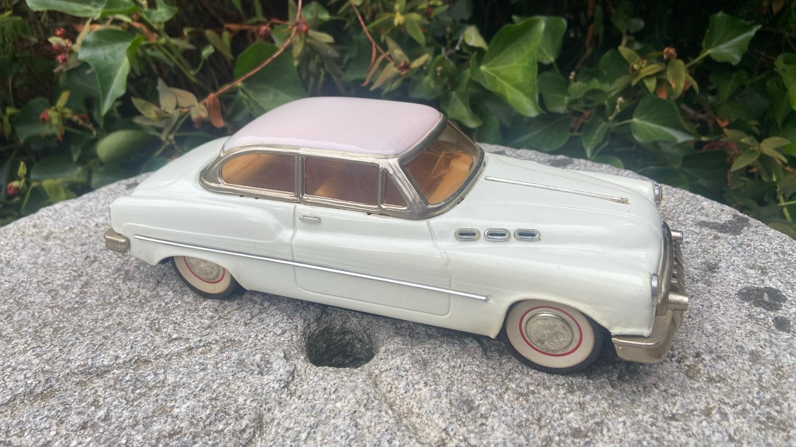 Groot Metalen Model Buick Roadmaster 1950 – Pull-Back, Ophalen of Verzenden, Gebruikt, Auto, Overige merken