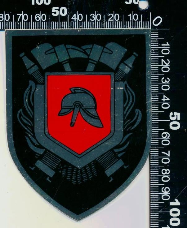 Sticker: Brandweer (3), Verzamelen, Stickers, Zo goed als nieuw, Bedrijf of Vereniging, Ophalen of Verzenden