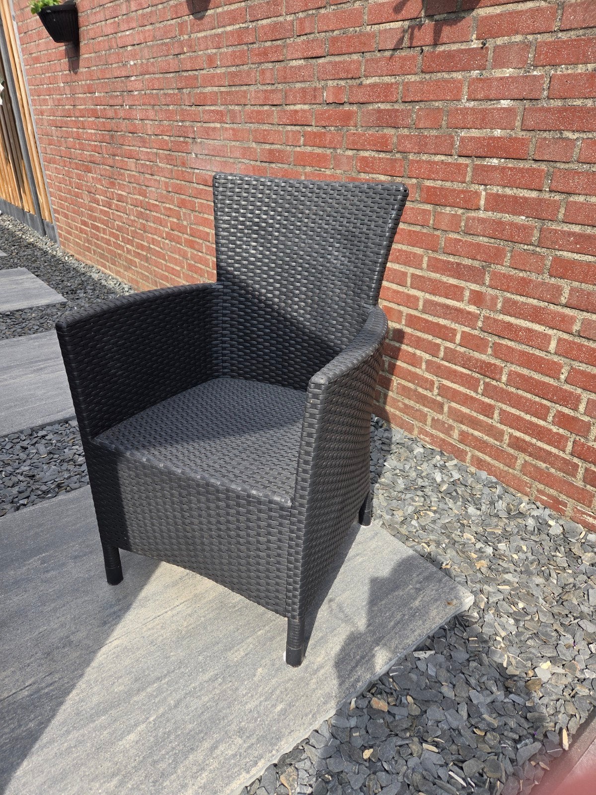 5 tuinstoelen nog in goede staat., Tuin en Terras, Tuinstoelen, Ophalen, Gebruikt