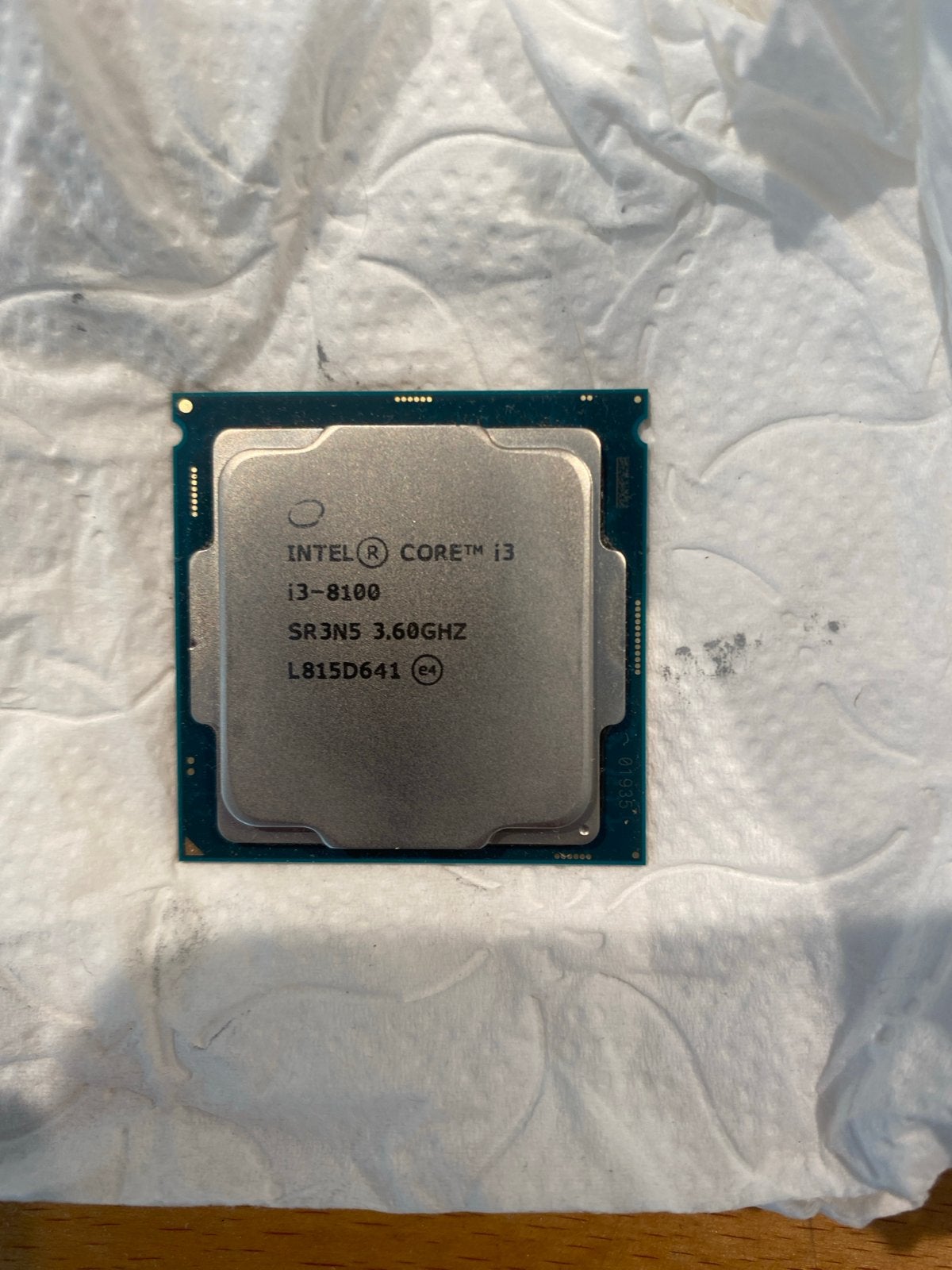 Intel Core i3-8100 Processor 3.60GHz SR3N5, Computers en Software, Processors, Ophalen of Verzenden, Gebruikt, 4-core, 3 tot 4 Ghz