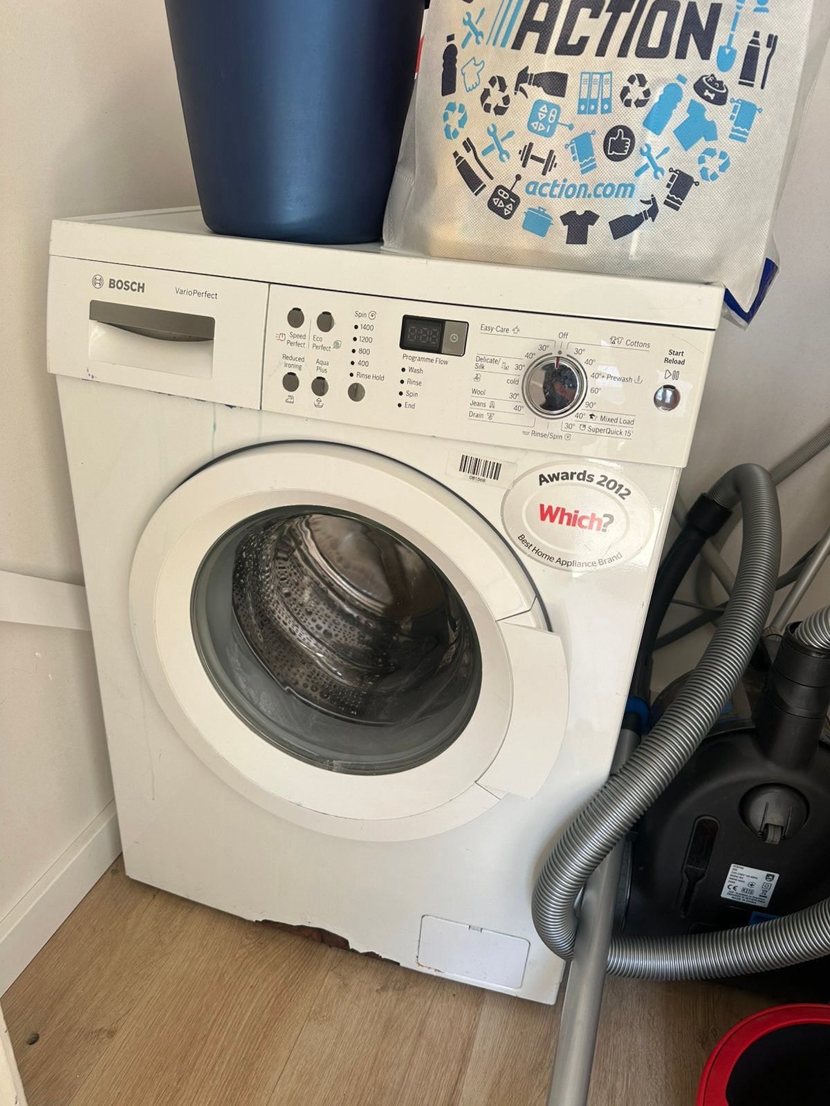 Wasmachine Bosch, Ophalen, Zo goed als nieuw, 1200 tot 1600 toeren, Minder dan 85 cm