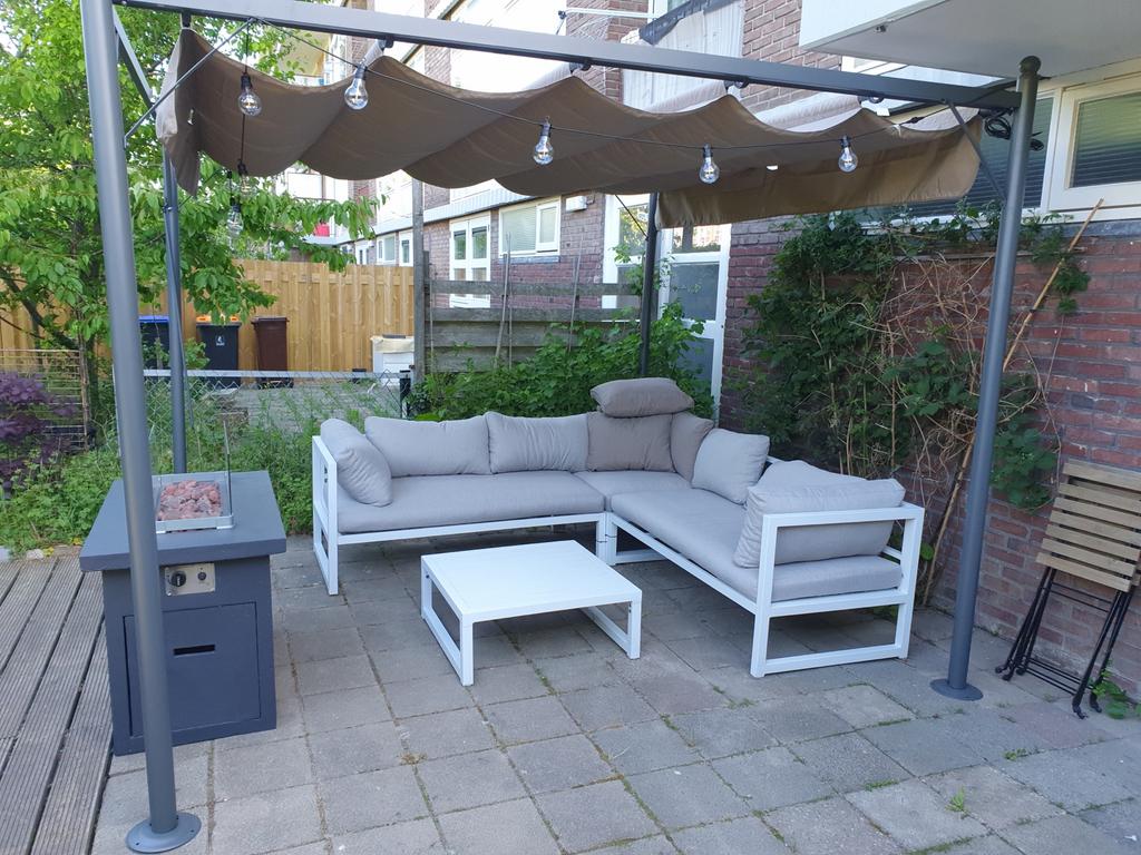 Moderne Pergola voor in de tuin (3x3 meter), Tuin en Terras, Overkappingen, Ophalen of Verzenden, Gebruikt, Overige typen