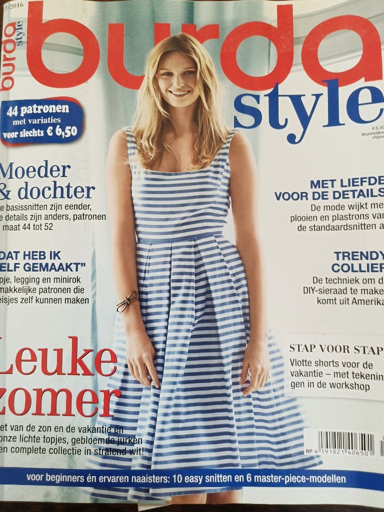 Burda Style juli 2016, Overige typen, Vrouw, Zo goed als nieuw, Burda
