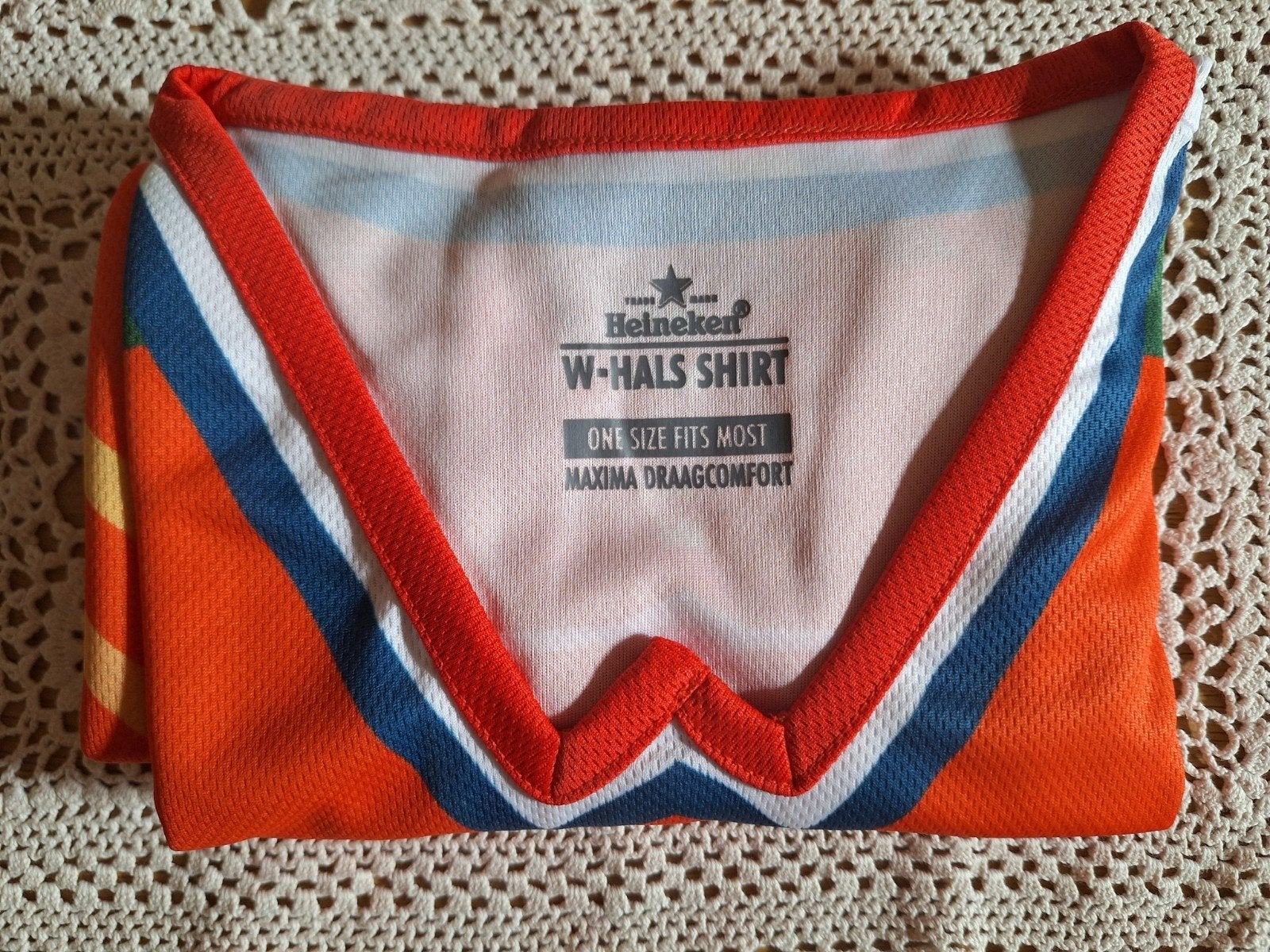 W-hals Oranje shirt, Ophalen of Verzenden, Gebruiksvoorwerp