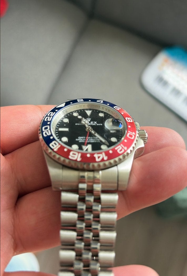 GMT Master Pepsi, Ophalen of Verzenden, Zo goed als nieuw, Staal, Overige merken