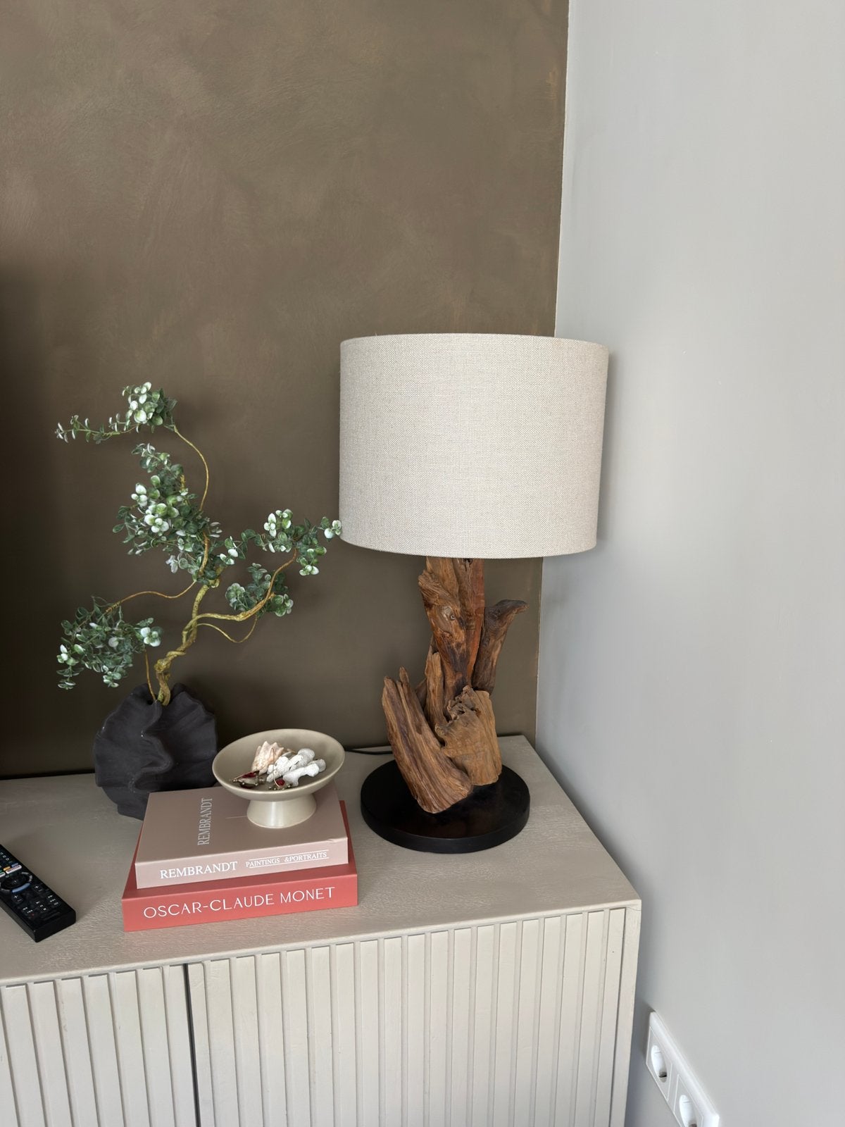 Staande lamp, Ophalen, Zo goed als nieuw, Beige