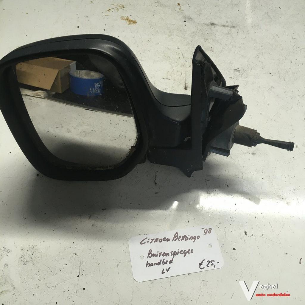 Citroen Berlingo 1998  Buitenspiegel handbed Linksvoor, Auto-onderdelen, Spiegels, Gebruikt, -, -, Ophalen of Verzenden