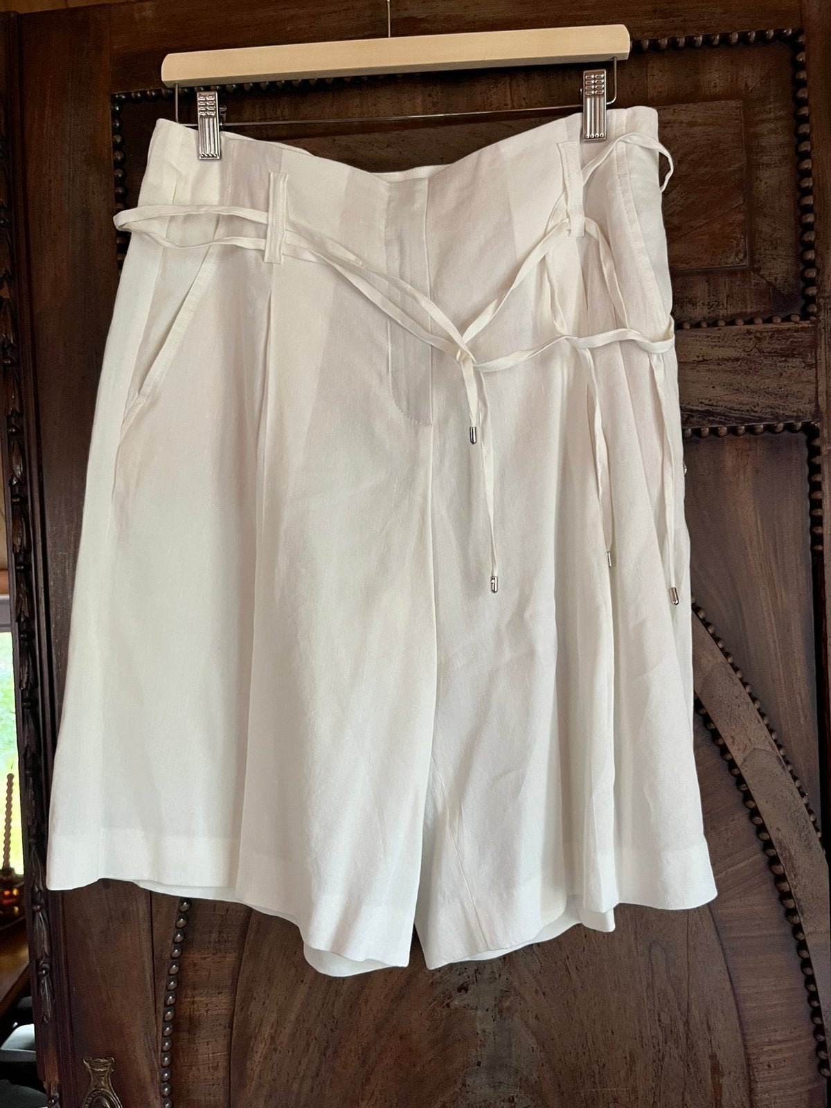 Witte korte broek van MarcCain, Maat 38/40 (M), Kort, Verzenden, Wit