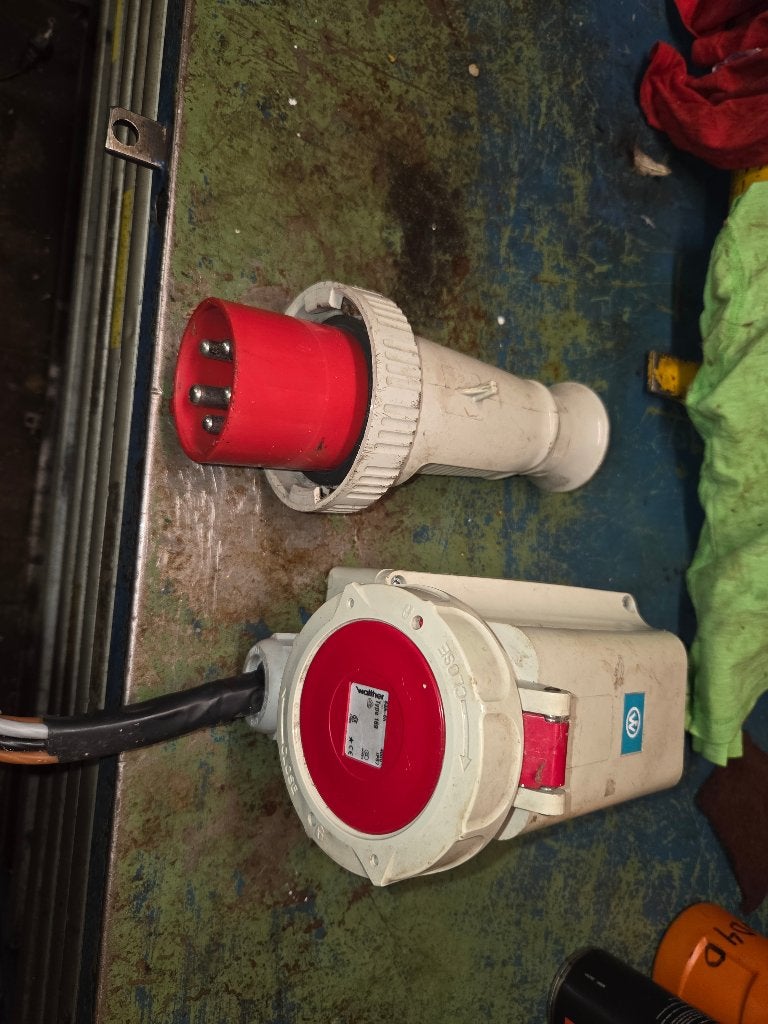 Krachtstroom stekkerset, Ophalen of Verzenden, Gebruikt, Overige merken, Stekkerdoos