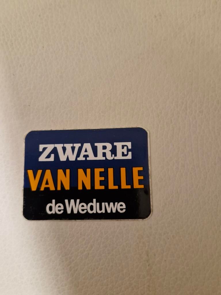 6997 Zware Van Nelle de Weduwe sticker, Verzamelen, Stickers, Ophalen of Verzenden