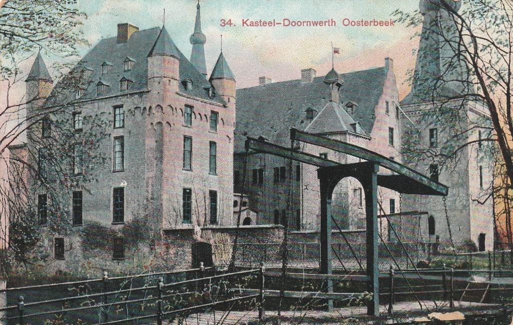 Oosterbeek kasteel Doorwerth, Ophalen of Verzenden, Voor 1920, Gelopen, Gelderland