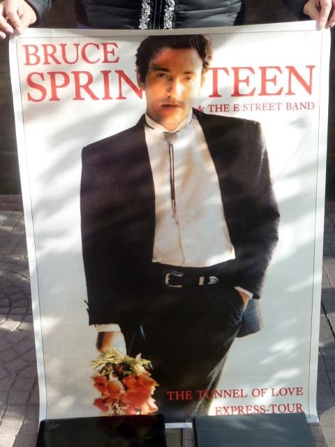 Bruce Springsteen The Tunnel Of Love Express poster 34"x24", Verzamelen, Posters, Verzenden, Gebruikt, A1 t/m A3, Muziek