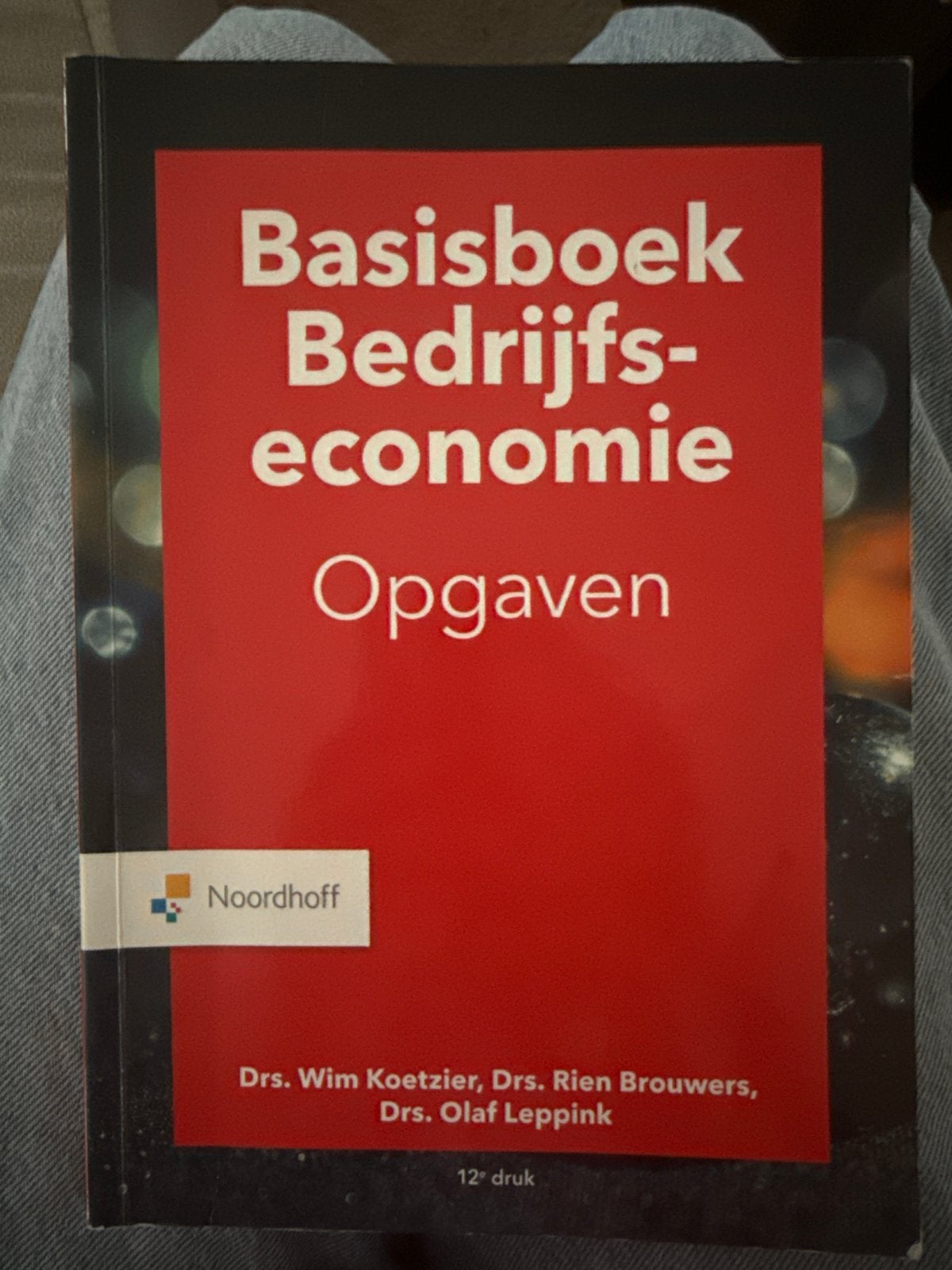 Basisboek Bedrijfseconomie Opgaven - 12e druk, Boeken, Ophalen of Verzenden, Gamma, Zo goed als nieuw, HBO