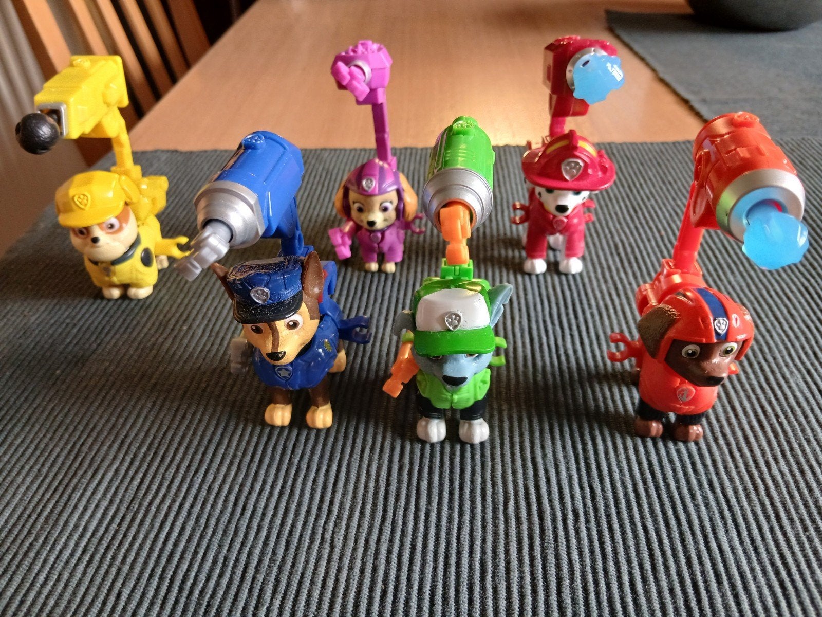 Paw patrol pups the mighty movie 6x, Ophalen of Verzenden, Zo goed als nieuw