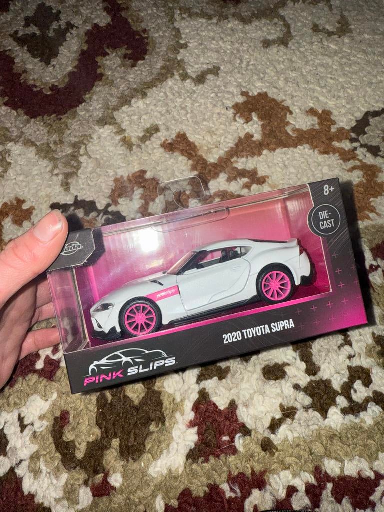 2020 Toyota Supra modelauto Pink Slips, 1:50 of kleiner, Auto, Nieuw, Ophalen