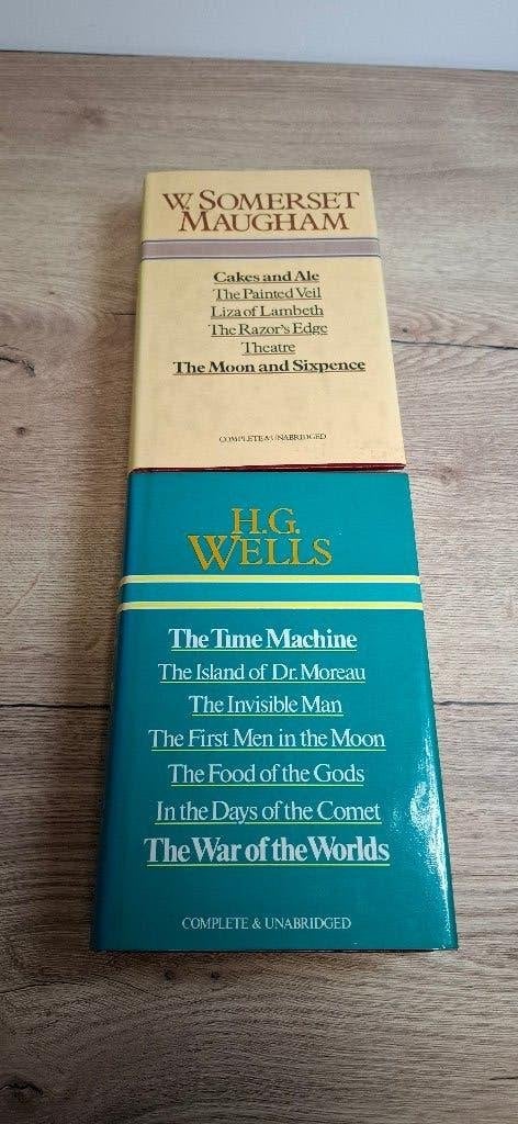 Engelse Literatuur Hardcovers H.G. Wells & Somerset Maugham, Ophalen of Verzenden, Gelezen, Diverse auteurs, Wereld overig