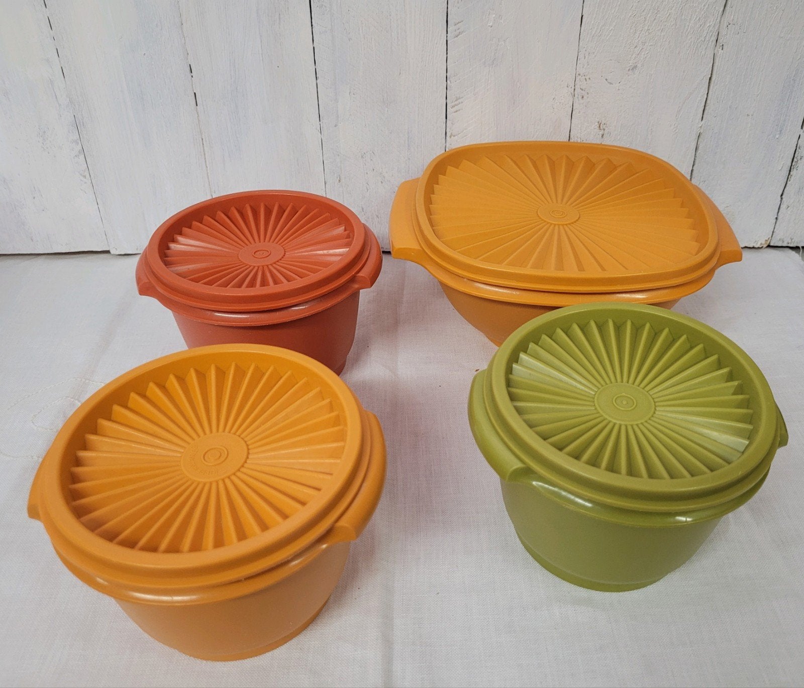 Vintage Tupperware Servalier Kommen, Verzenden, Schaal