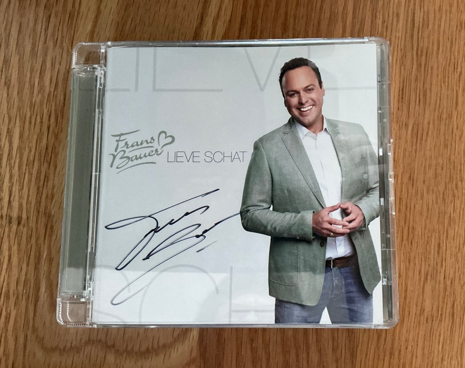Frans Bauer met handtekening, Ophalen of Verzenden, Zo goed als nieuw, Levenslied of Smartlap