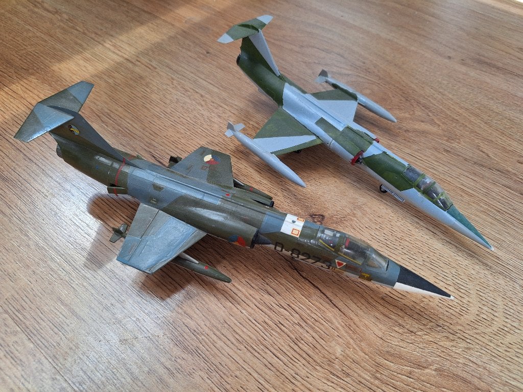 1:72 1/72 Gebouwd Model Lockheed F-104G Klu, Overige merken, 1:72 tot 1:144, Ophalen of Verzenden, Zo goed als nieuw