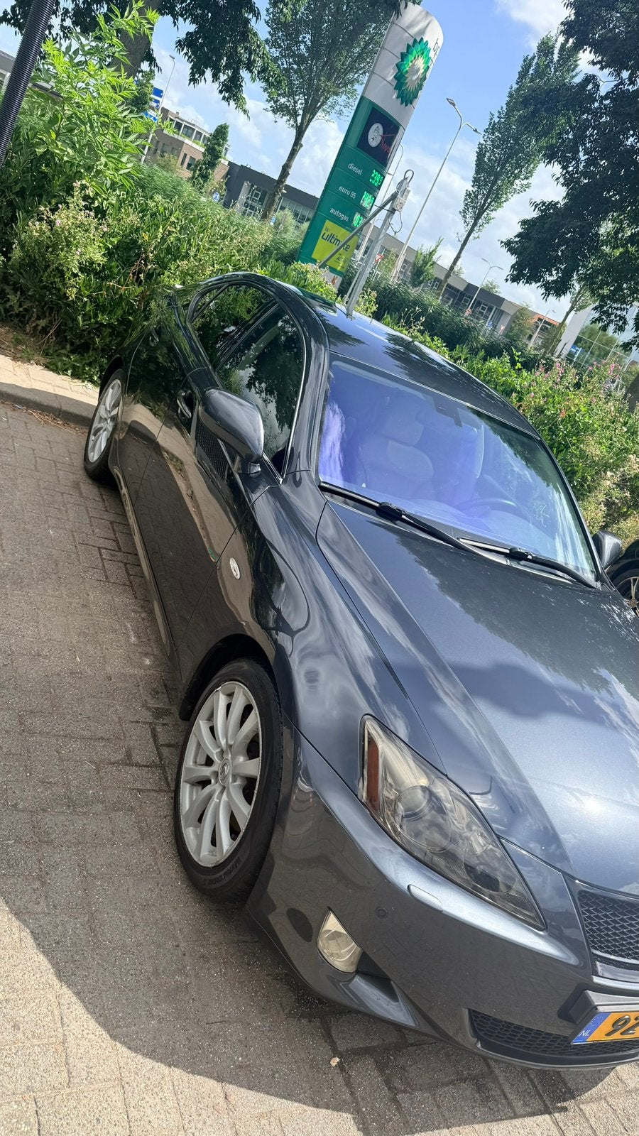 Lexus IS 250 2.5 Business AUT 2006 Grijs, Auto's, Achterwielaandrijving, Beige, 1535 kg, Zilver of Grijs