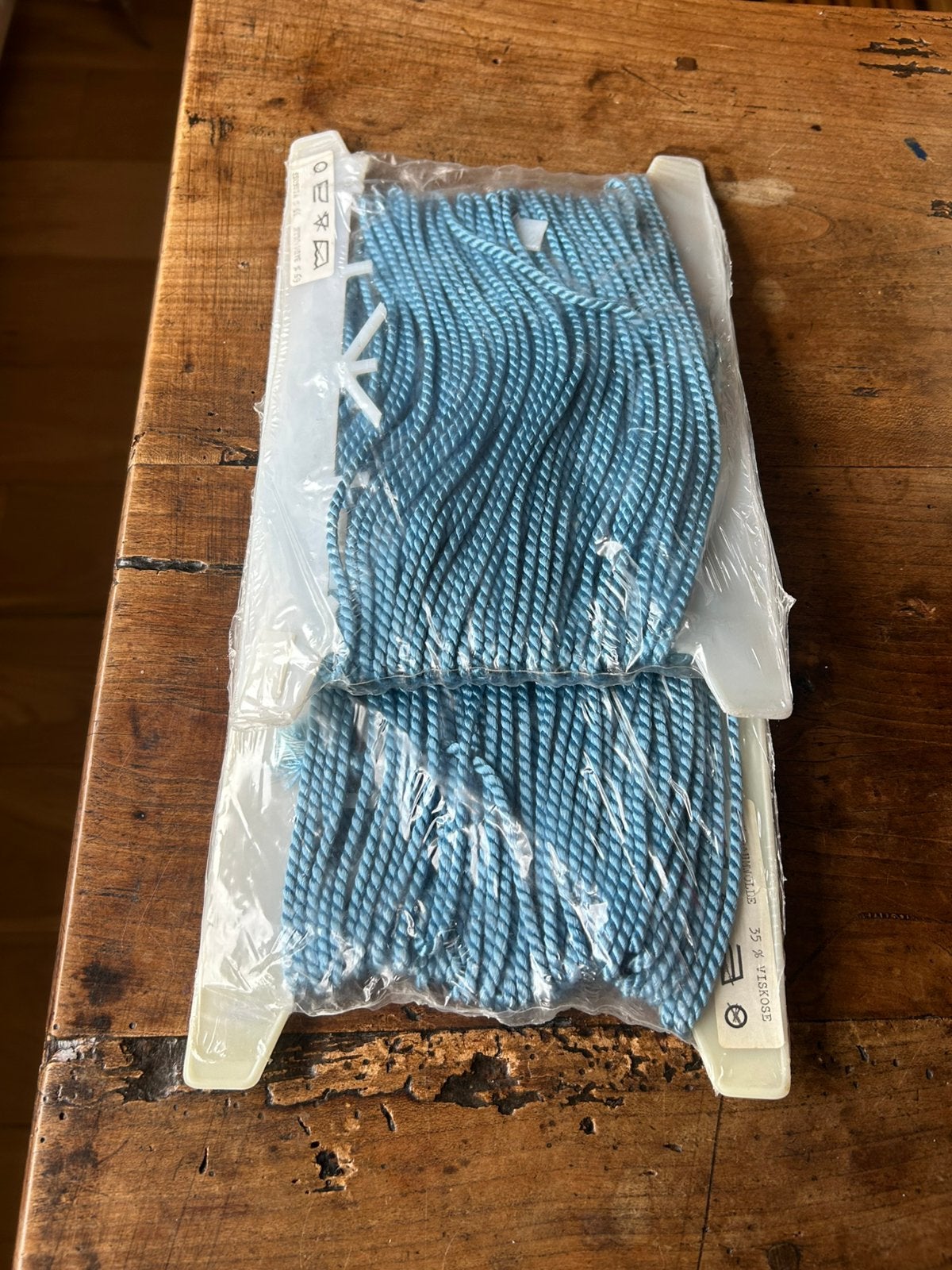 Nieuw lichtblauw koord 25 meter, Ophalen of Verzenden, Nieuw, Lint, Band of Elastiek
