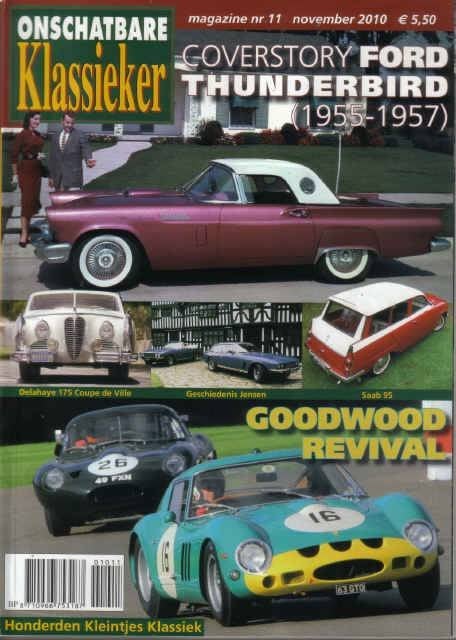 OK 11 2010 : Ford Thunderbird - Jensen - Saab 95 - Delahaye, Ophalen of Verzenden, Gelezen, Algemeen