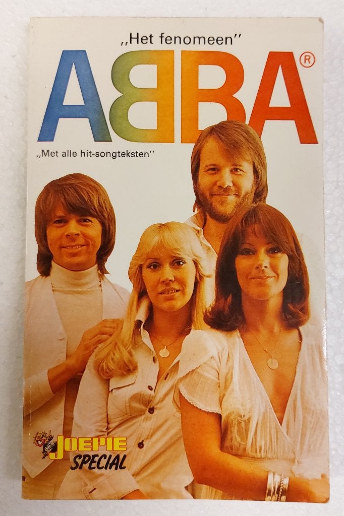 ABBA BOEK Joepie Special Het Fenomeen Origineel 1977 Belgie, Verzamelen, Gebruikt, ABBA, Ophalen of Verzenden, NvT