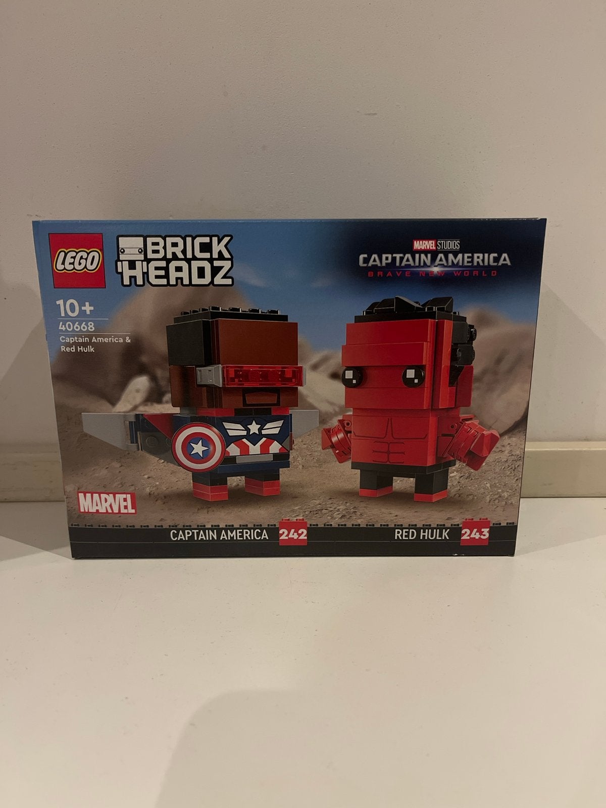 LEGO BrickHeadz 40668 Captain America & Red Hulk Nieuw, Marvel, Lego, Nieuw, Ophalen of Verzenden