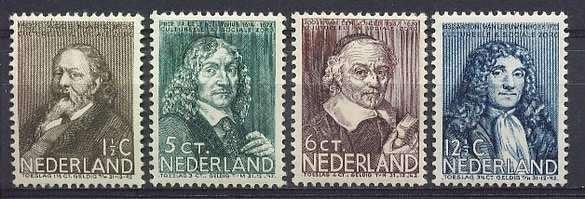 Nederland NVPH nr 296/9 ongebruikt Zomerzegels 1937, Postzegels en Munten, Postzegels | Nederland, Ophalen of Verzenden, T/m 1940