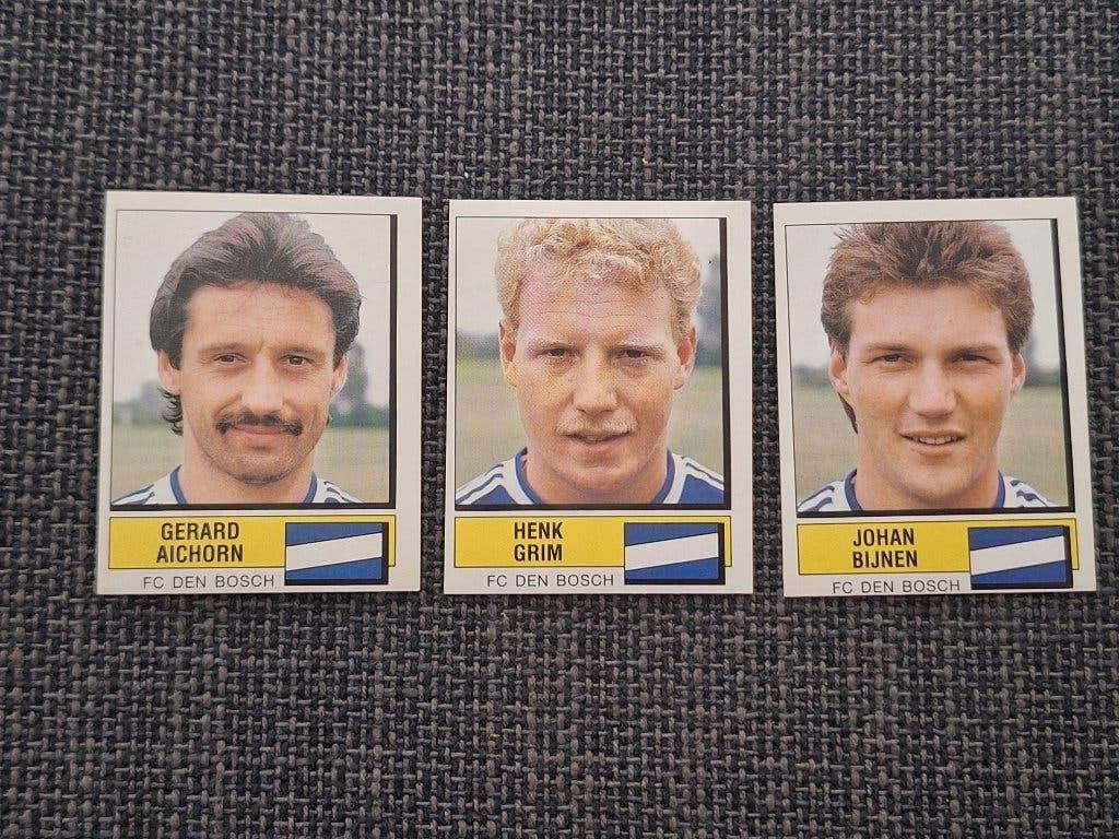 Panini Voetbal 88 FC Den Bosch 3x, Hobby en Vrije tijd, Verzenden, Zo goed als nieuw, Meerdere stickers