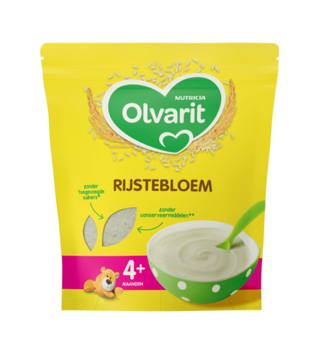 Olvarit rijstebloem, Ophalen