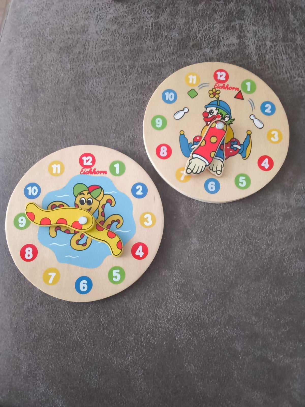 2 houten Eichhorn leerklokjes, Ophalen of Verzenden, Zo goed als nieuw, Ontdekken