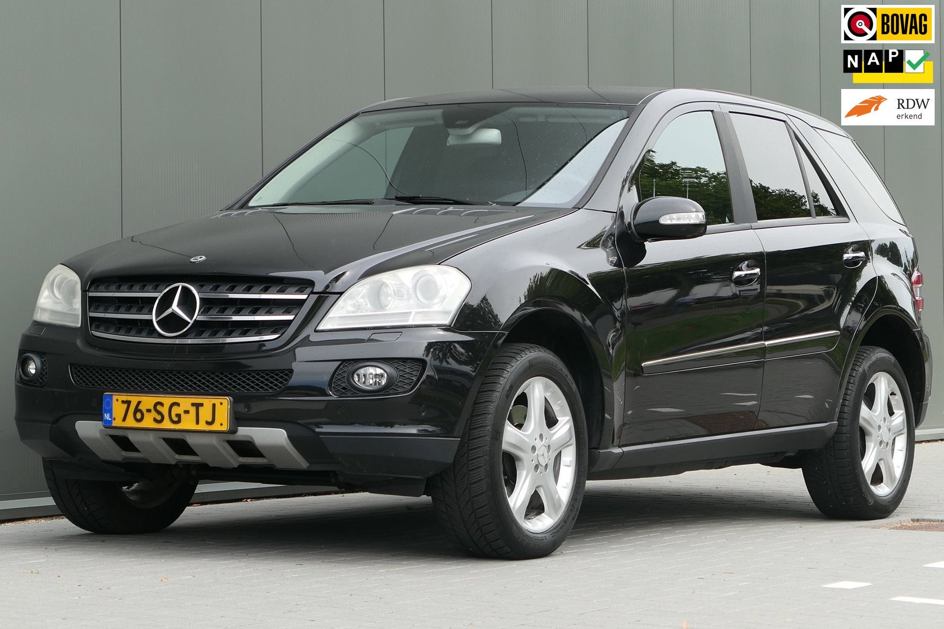 Mercedes-Benz M-klasse 350 NAP Youngtimer Luchtvering Harman, Automaat, Gebruikt, Zwart, Zwart
