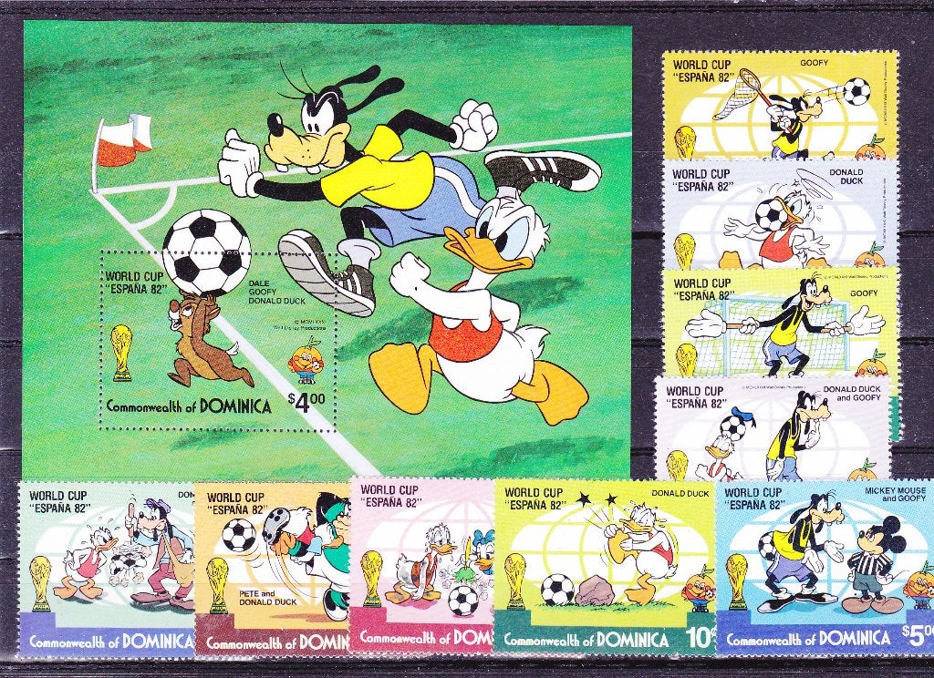 Disney Dominica 1982 (943), Verzenden, Postfris, Overige thema's