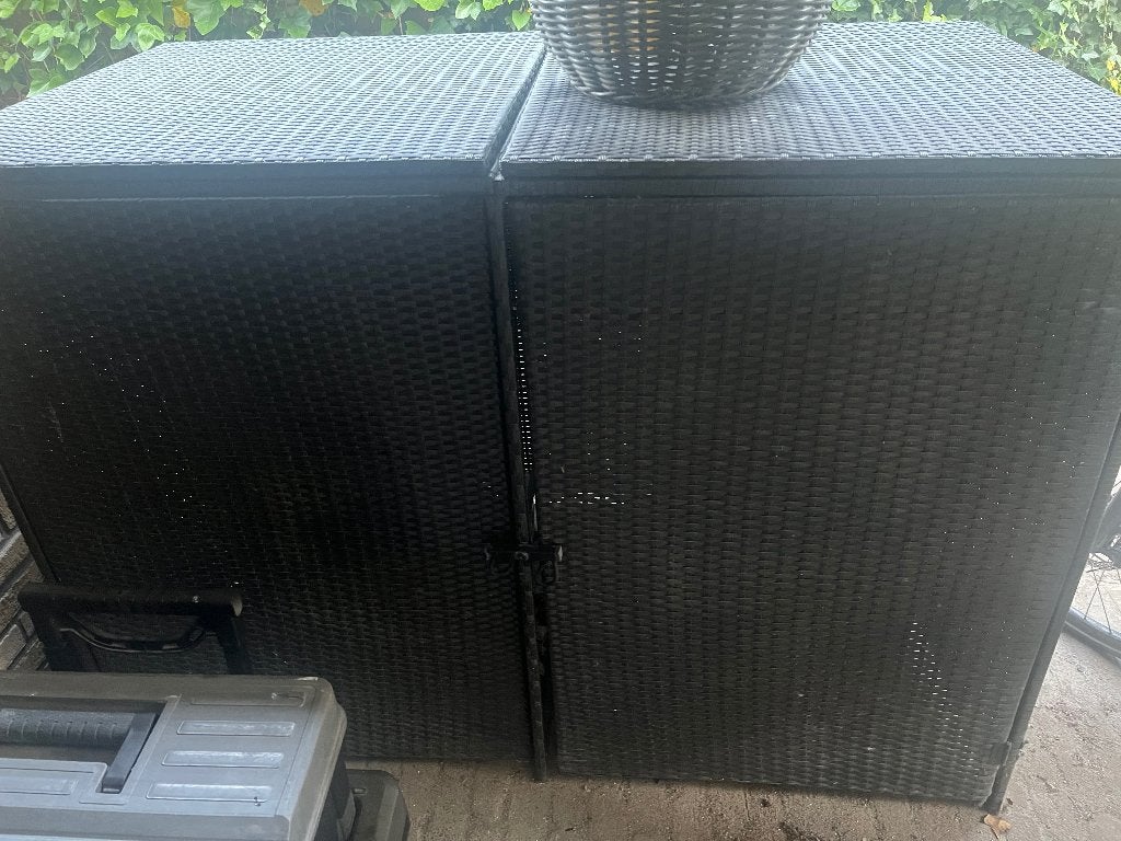 Container ombouw wikker, Ophalen, Gebruikt
