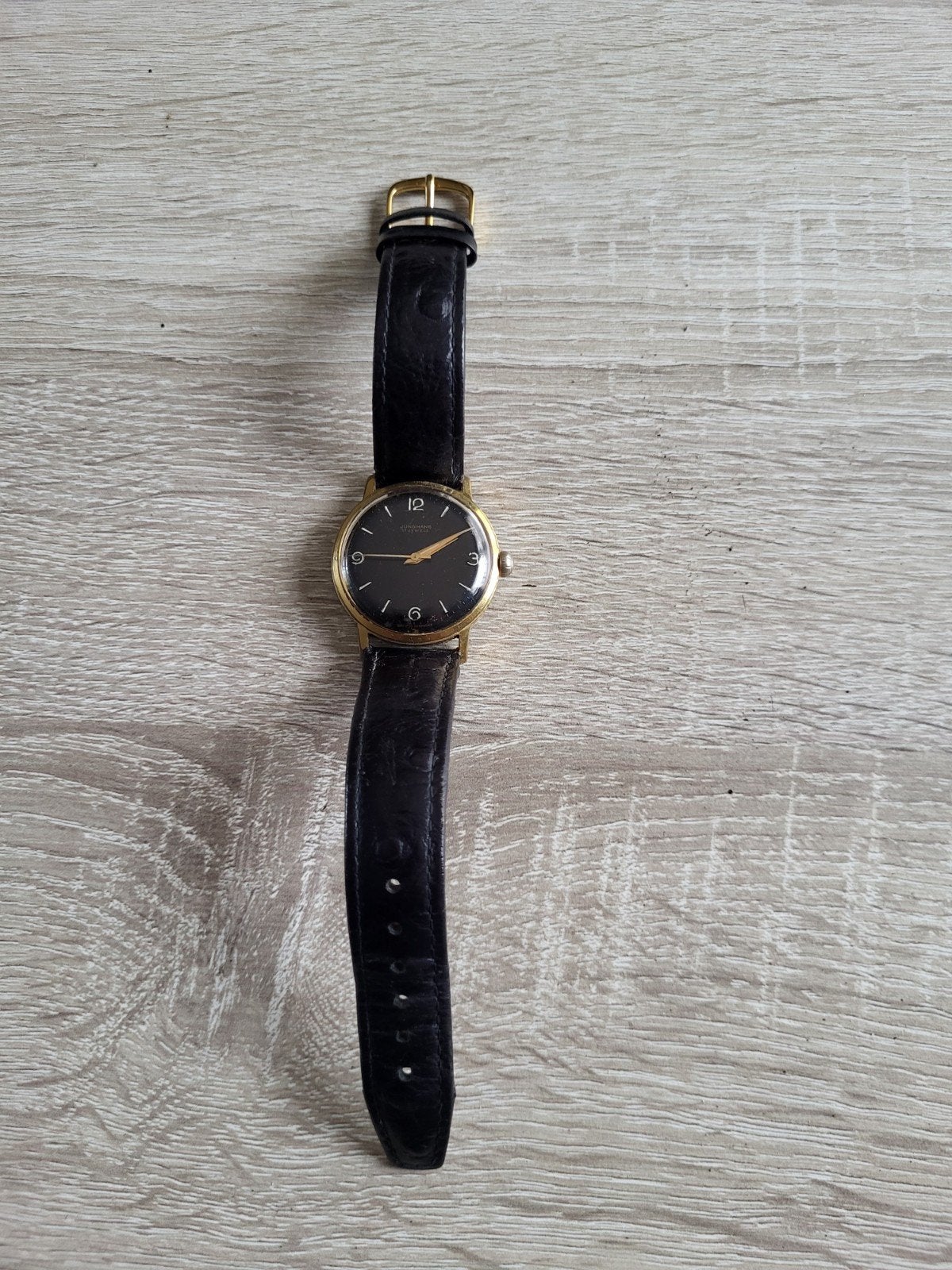 Vintage Junghans Polshorloge - Volkswagen 100.000 KM, Overige merken, Overige materialen, Met bandje, Polshorloge