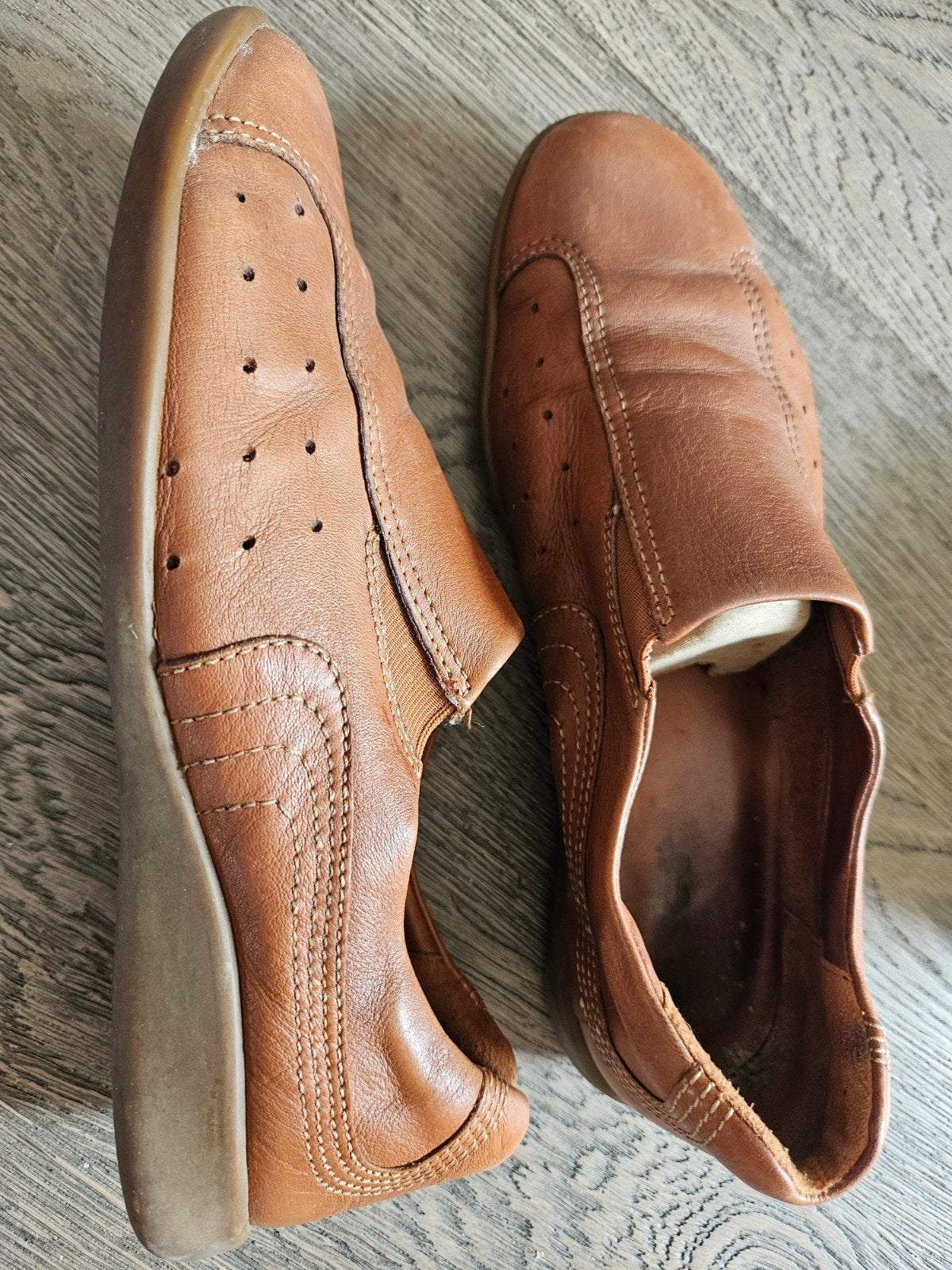 Ecco's maat 39, Kleding | Dames, Ecco, Bruin, Ophalen of Verzenden, Sneakers of Gympen