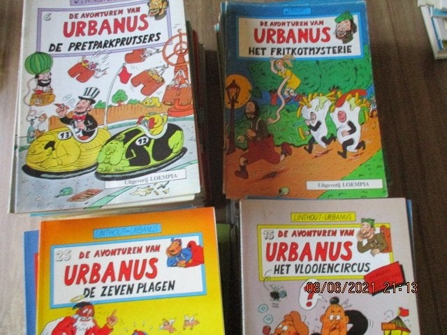 adv4163 urbanus, Meerdere stripboeken, Ophalen, Gelezen