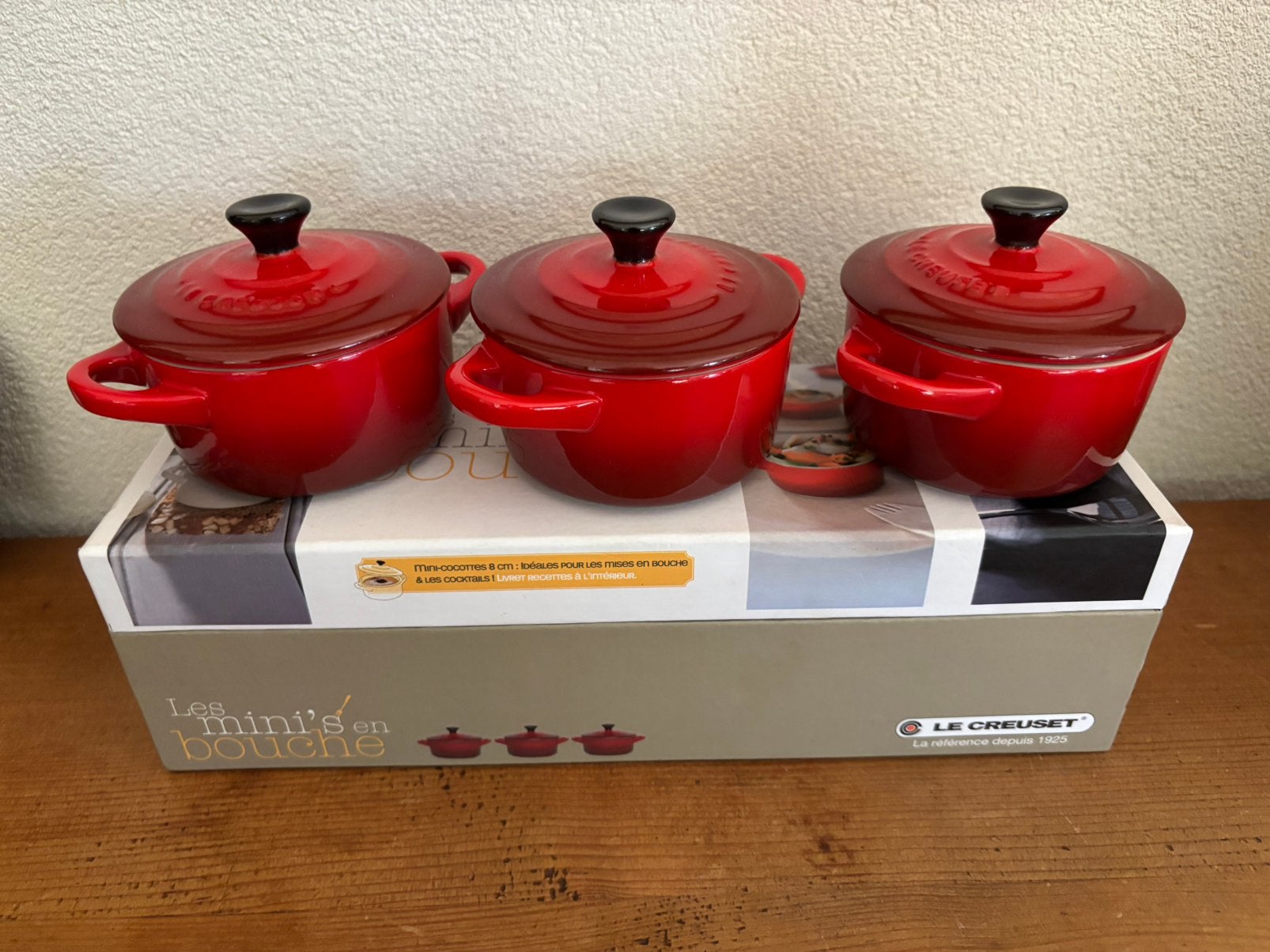 Le Creuset mini’s en Bouche - nieuw- 3 delig, Le Creuset, Overige typen, Nieuw, Ophalen of Verzenden