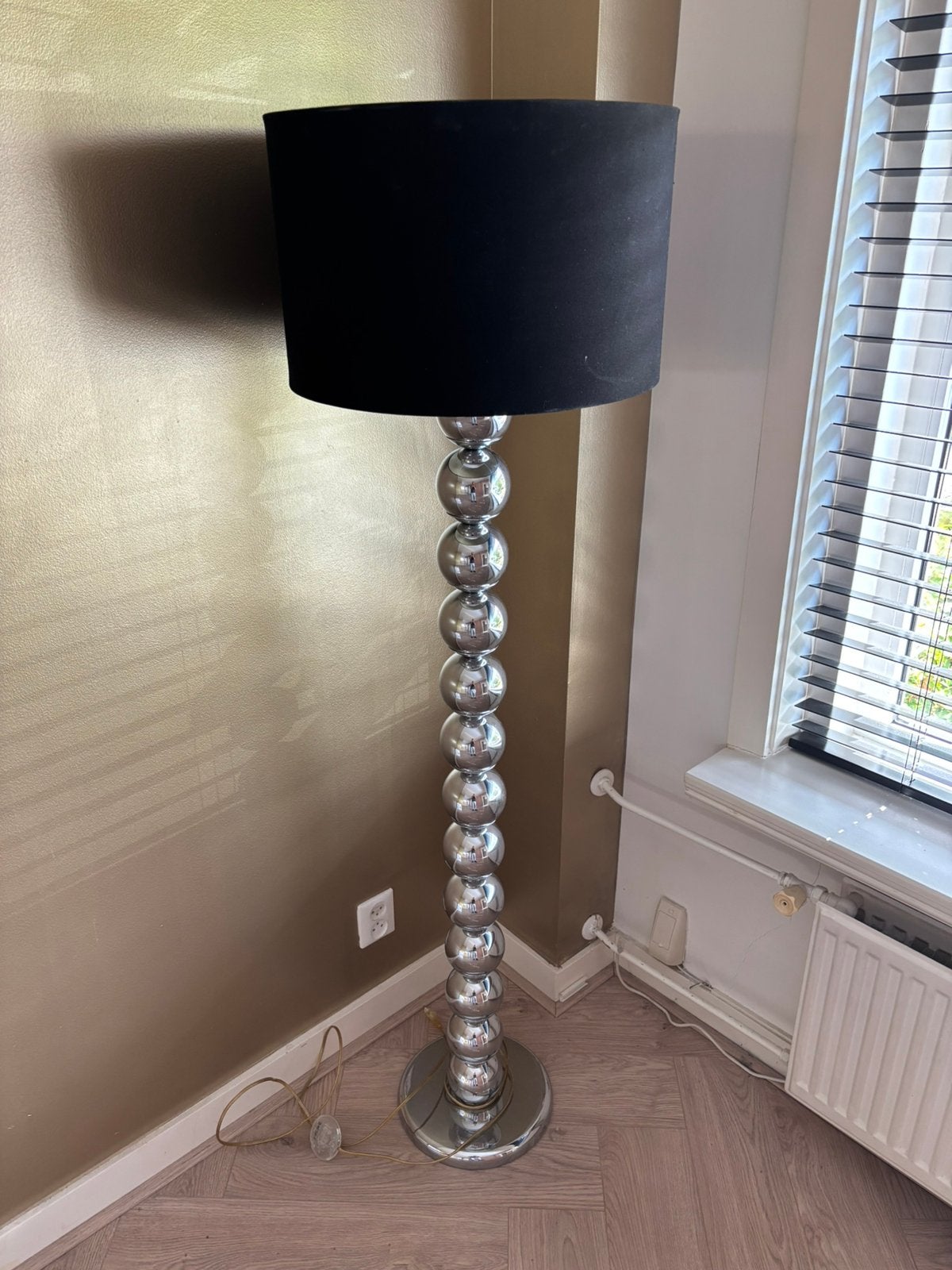 Staande lamp, Huis en Inrichting, Lampen | Vloerlampen, Ophalen, Gebruikt, E27 (groot), 150 tot 200 cm