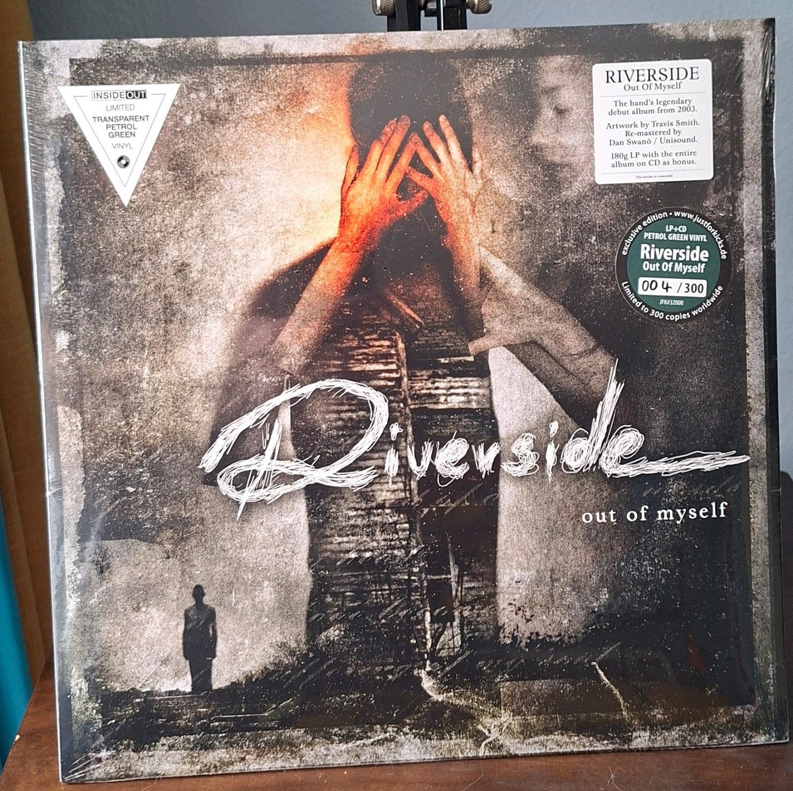 RIVERSIDE Out of myself Limited Petrol green vinyl rare, LP, Progressive Rock, Colored vinyl, Ophalen of Verzenden