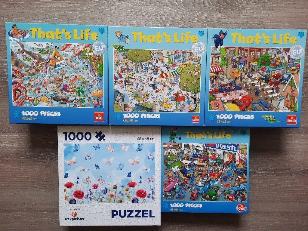 Legpuzzels, Hobby en Vrije tijd, Ophalen of Verzenden, 500 t/m 1500 stukjes, Zo goed als nieuw, Legpuzzel