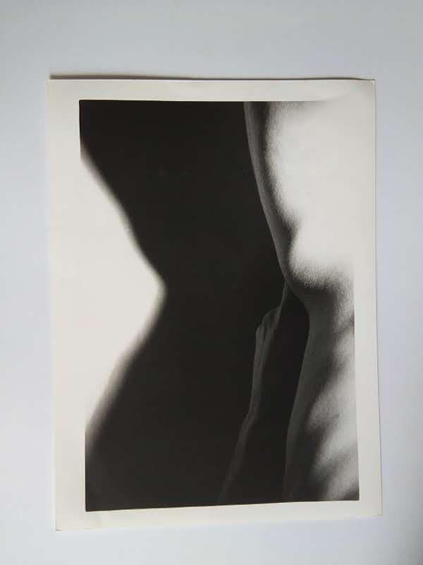 Abstracte kunstfoto lichaamsdeel jaren 80/90, Antiek en Kunst, Kunst | Tekeningen en Foto's, Ophalen of Verzenden
